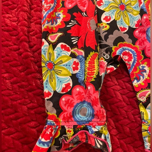 NWOT Baby Girl Boutique Ruffled Floral Pattern Outfit - Picture 5 of 6